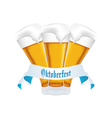 abstract oktoberfest background with special vector image vector image
