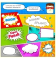 comic speech bubble vector image