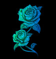 rose flower design beautiful vector image