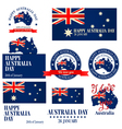 we love you australia badge label logo greeting ca vector image
