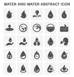 Water usage icon Royalty Free Vector Image - VectorStock