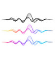 background with color abstract blend wave vector image vector image