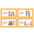 industrial warehouse logistics and merchandising vector image vector image