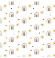 pattern rainbow art design background vector image vector image