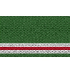 Flags chechen republic on denim texture Royalty Free Vector