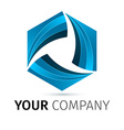 abstract logo vector image