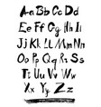 alphabet letters lowercase vector image