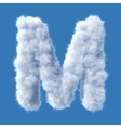 cloud letter vector image vector image