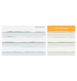 double set of ripped and torn paper stripes vector image