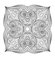 beautiful deco monochrome contour square vector image