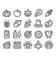 thanksgiving day icon vector image vector image