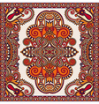 traditional ornamental floral paisley bandanna vector image