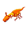 alien isometric icon vector image