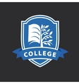 logo college vector image