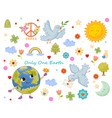 earth day celebration concept vector image