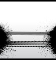 isometric tire track vector image