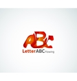 abc company logo vector image