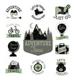 mountain outdoor camping travel hand drawn vector image
