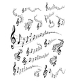 note curves vector image vector image