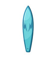 gun-type longboard water surf board with pointed vector image