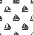 sail boat seamless pattern vector image