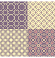 seamless abstract patterns vector image