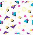 90s and 80s style seamless pattern vector image vector image