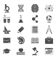education icons vector image vector image