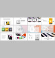 templates for website design presentations vector image