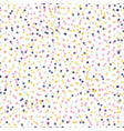 cute and simple pastel confetti seamless pattern vector image vector image