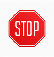 stop sign vector image