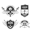 military armored vehicles airforce navy vintage vector image