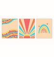 set of pop art backgrounds vector image vector image