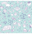 back to school seamless pattern vector image