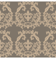 baroque vintage floral damask pattern vector image