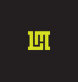 letter logo creative combination of letters l vector image vector image