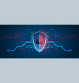 technological abstract background on the topic vector image