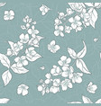 jasmine seamless pattern vector image