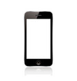mobile phone black vector image