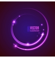 energy abstract glow circles vector image