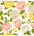 roses seamless background vector image