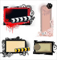 grunge banners vector image vector image