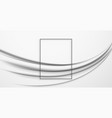 white background with gray curve shapes and text vector image vector image