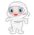 baby mummy vector image vector image