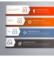 modern arrow infographic template vector image