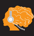 listening to the music vector image vector image