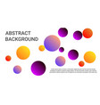 gradients balls shapes vector image vector image