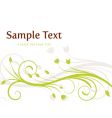 floral background vector image vector image