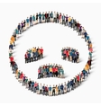 people emoticon smiley icon vector image vector image