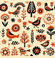 simple minimalist scandinavian seamless pattern vector image vector image